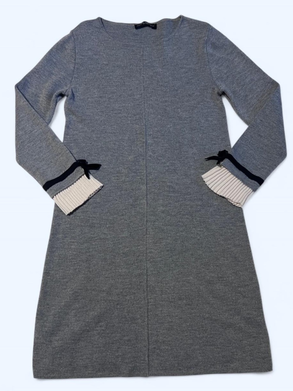 Pietro Brunelli Knit Cuffed Mini Dress Small